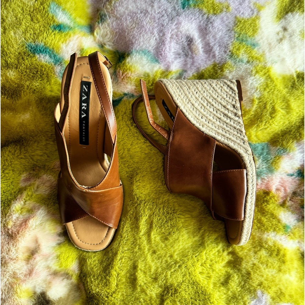 Zara espadrilles- worn once around the house. Perfect condition- size 39